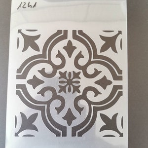 Tile stencil, wall decor, home decor, furniture painting, sign making, washable, reusable, flexible stencils