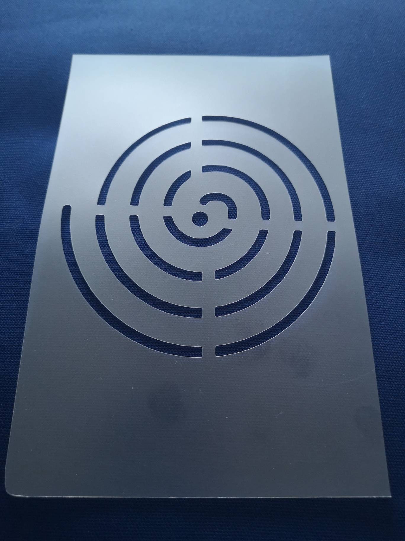 Spiral Stencil Wall Decor Home Decor Furniture Painting Etsy