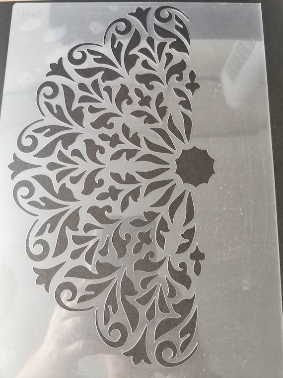 Halbe Mandala Schablone Wand Dekor Wohnkultur Flexibel Etsy