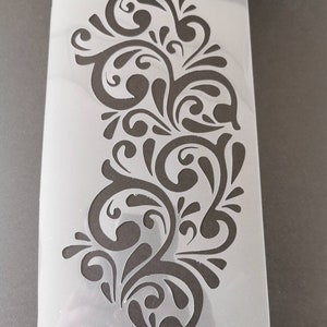 Border stencil, furniture painting, sign making, wall decor, home decor, washable, reusable, flexible stencils