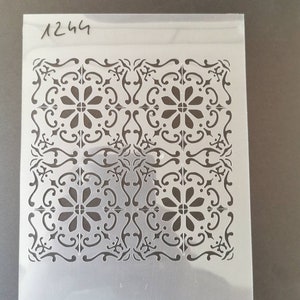 Tile stencil, wall decor, home decor, furniture painting, sign making, washable, reusable, flexible stencils