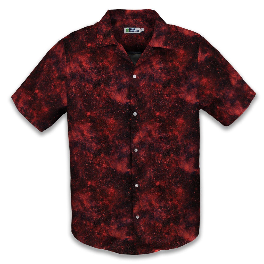 Discover Red Nebula Space Shirt | Astronaut Shirt, Outer Space Shirt, Astronomy Hawaiian Shirt