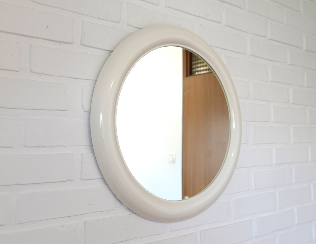 Bathroom Mirror / Retro Vanity Mirror / Minimalist Plastic Mirror ...