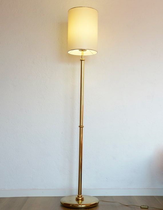 Gold retro floor lamp deals