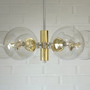 Vintage Redesign Pendant Light / Accent Lamp / Sputnik Chandelier / Mid Century Modern / Ceiling Light 画像 6