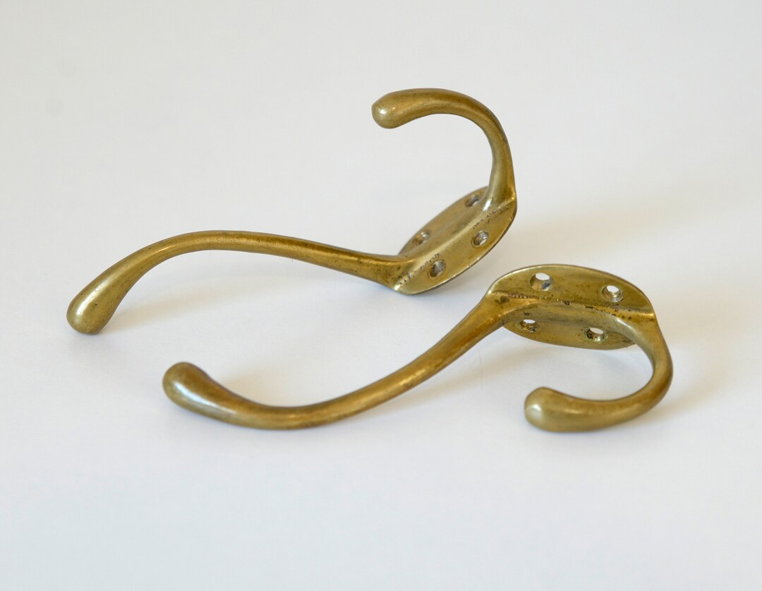 Old Hat Racks Vintage Hat Rack / Art Deco / Towel Rack / Handmade Brass / Coat Rack ...