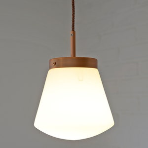 Vintage Art Deco Hanglamp / Herontwerp Hanglamp / Joegoslavië 1930&#39;s of 1940&#39;s