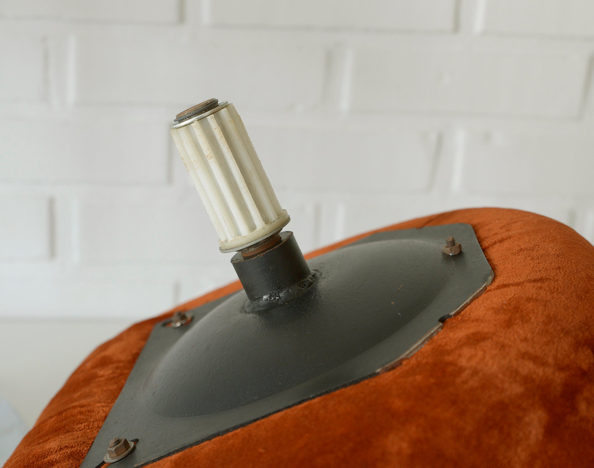 Vintage Swivel Bar Stool / Mid Century Modern / Tulip Velvet Etsy