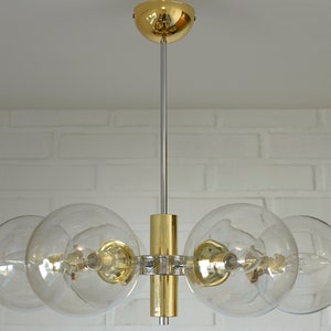 Vintage Redesign Pendant Light / Accent Lamp / Sputnik Chandelier / Mid Century Modern / Ceiling Light image 2
