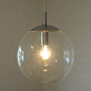 Space Age Ceiling Light / 1 of 4 / Vintage Hanging Lamp / Pendant Light / 1980s Light Fixture / Mid Century Modern