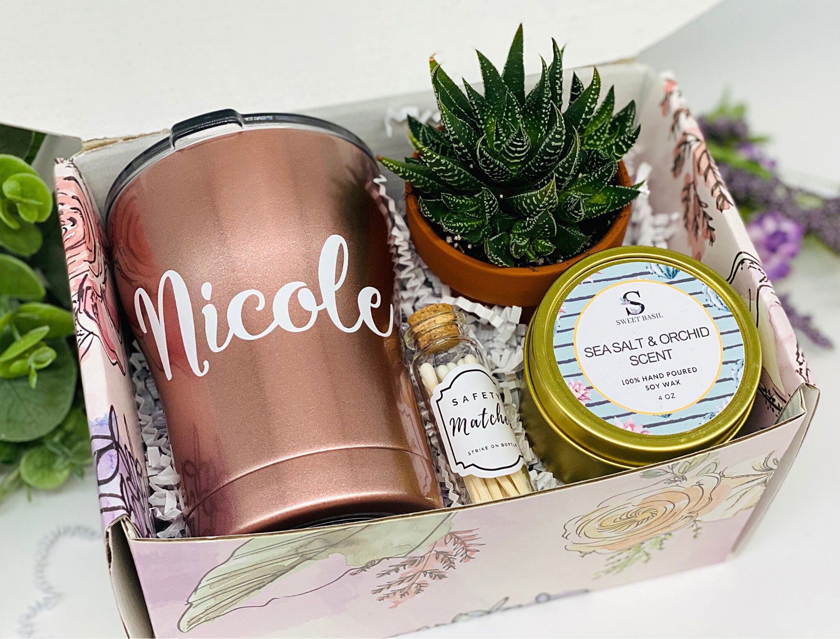 Happy Birthday Gift Box Tumbler Gift Box Friendship Gift Etsy