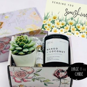 Sending you Sunshine - Get Well Gift Box - Missing You - Friendship Gift Box - Care Package - Thinking of You - Encouragement Gift