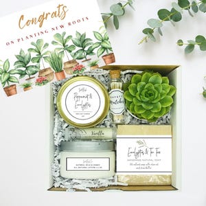 Planting New Roots - New Home Gift - Happy New Home - New Apartment Gift - Congrats New Home - Housewarming Gift - Realtor Gift