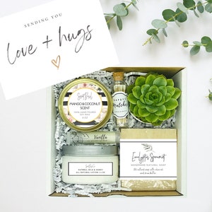 Thinking of You - Succulent Gift Box - Missing You - Friendship Gift Box - Thinking of You Gift - Spa Gift Box - Spa Gift Set