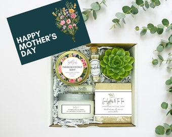 Mothers Day Gift - Mothers Day Gift Box - Succulent Gift - Spa Gift Box - Grandma Gift - Mother Day Gift - Mothers Gift Idea - Spa Gift Set