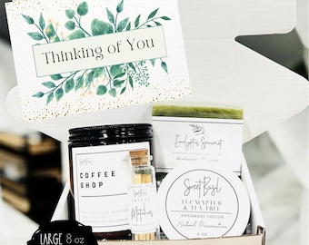 Soy Candle Gift Box: Thinking of You, Sympathy, and Get Well