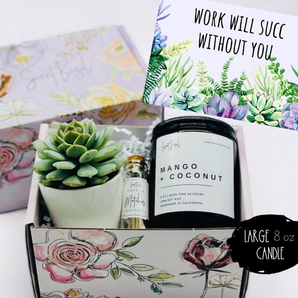Coworker Gift Box - Work Will Really Succ Without You - Coworker Leaving Gift - Going Away Present - Mug Gift Box - Colleague Leaving Gift