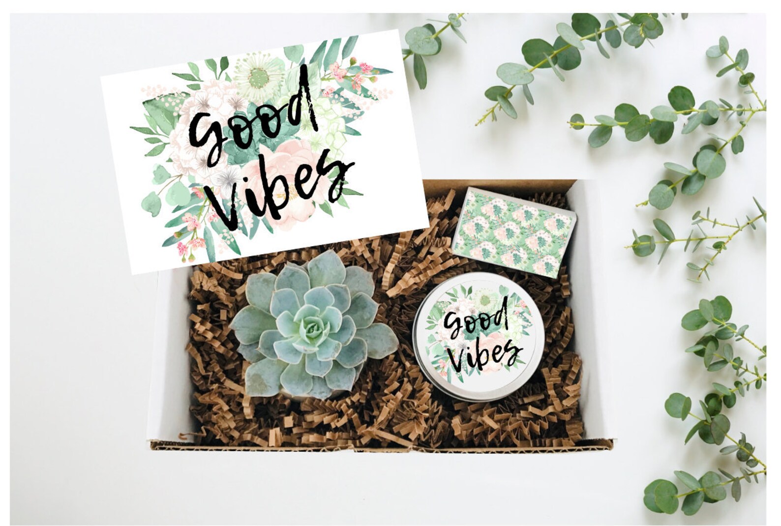 Sending Good Vibes Gift Get Well Care Package Cheer up Etsy
