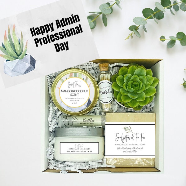 Admin Day Gifts - Thank You Gift Box - Corporate Gifts - Coworker Gift - Thank You Gift Ideas - Employee Gift - Happy Administrative Gift