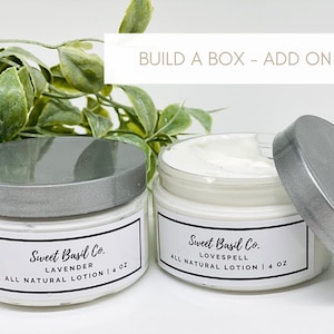 Build A Box - Add On: Lotion (Not for Individual Sale)