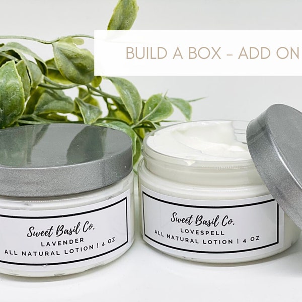 Build A Box - Add On: Lotion (Not for Individual Sale)