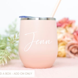 Build A Box - Add On: Personalized Wine Tumbler (Not for individual Sale)