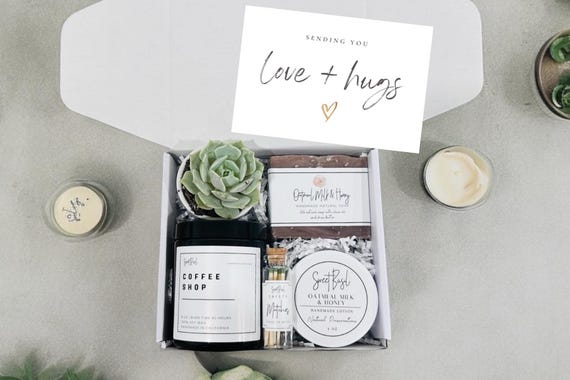 Succulent Gift Box – Soy Candle, Natural Lotion & Soap