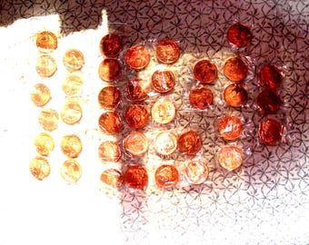 Copper Art Coins over 1 lb* One Ounce Each * Fine .999 Bullion Rounds * Newly Minted in the USA * 41-Piece Coin Set over 1 lb.
