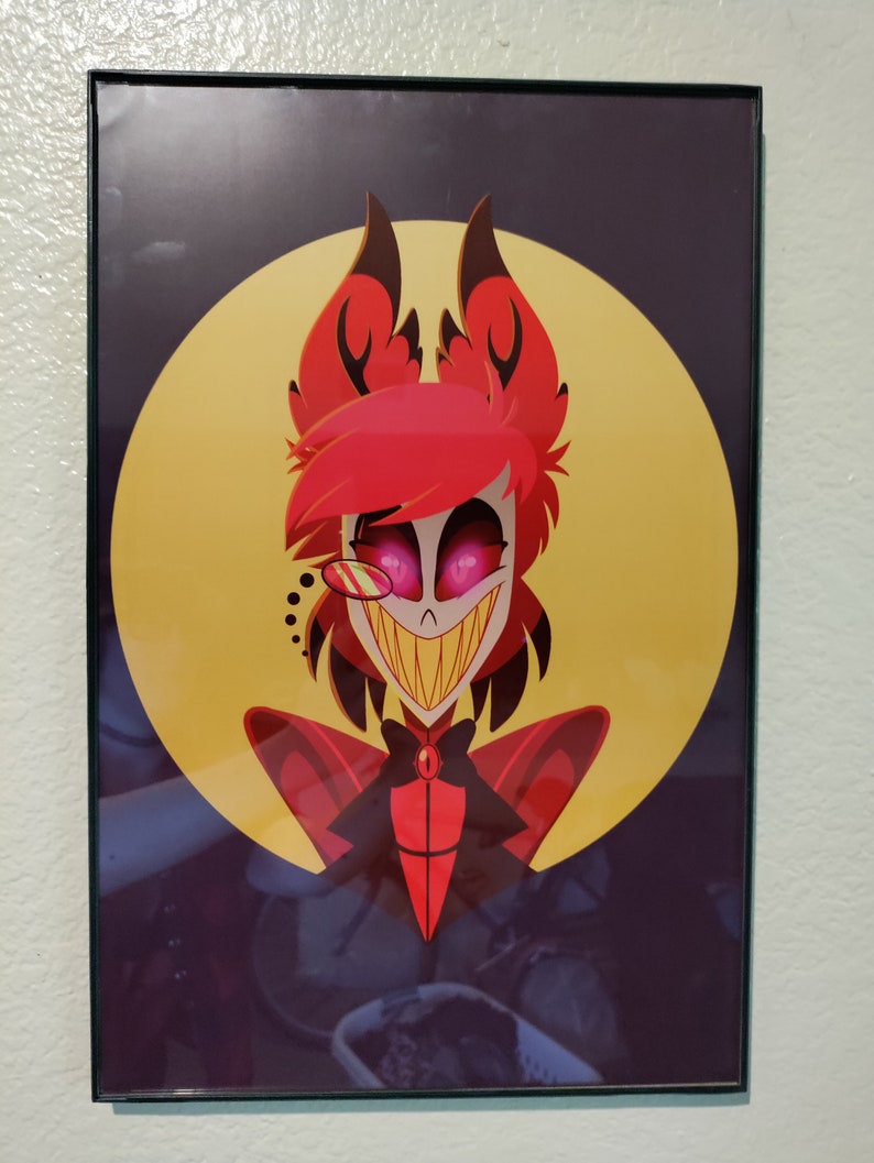 Alastor Hazbin Hotel Art Print, 11x17 Portrait - Etsy