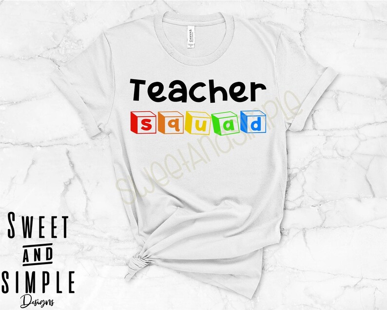 Download Teacher Svg Teacher Squad Svg Teacher T Shirt Svg Etsy