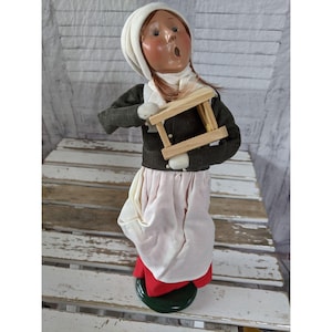 Byers choice birdhouse lady Victorian