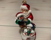 Christopher Radko Santa Ornament New