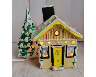 Christmas Village Dept 56 1989 Lighted Knotting Hill Church 55824