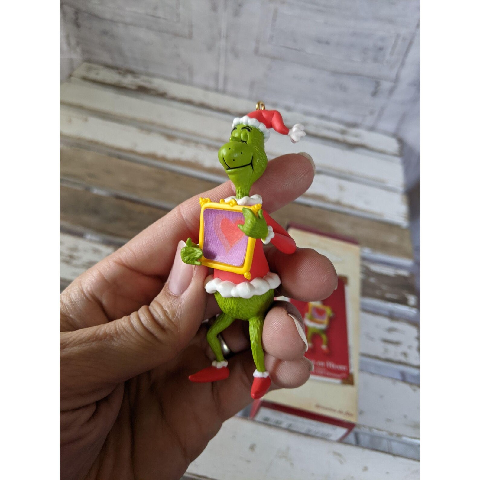 Hallmark change of heart Dr Seuss Grinch stoled ornament Xmas Etsy