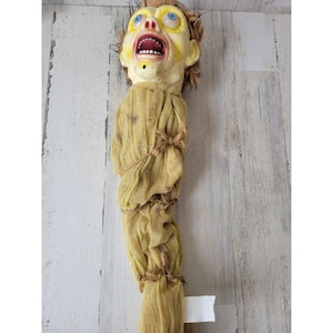 Gemmy zombie body bag animated light up Halloween prop home decor lawn