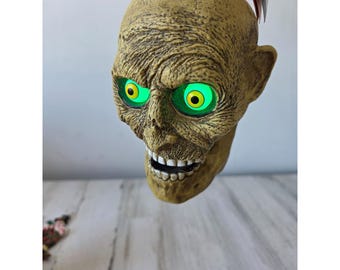 Vintage seasonal visions chattering zombie Halloween animated light up funny decor prop