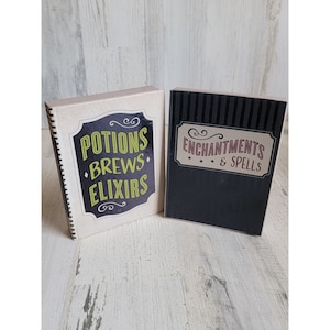 Halloween potions spell HideAway books prop scary set