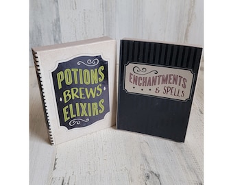 Halloween potions spell HideAway books prop scary set