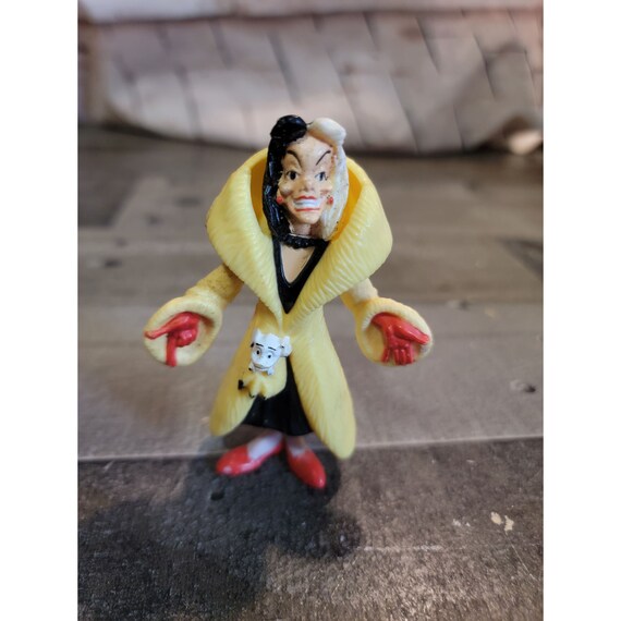 Cruella Deville With Dalmatian Disney Pixar Toy Figure | Etsy