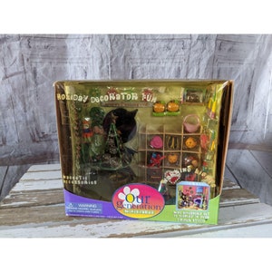 our generation holiday decorator fun miniatures NEW light display set doll playset
