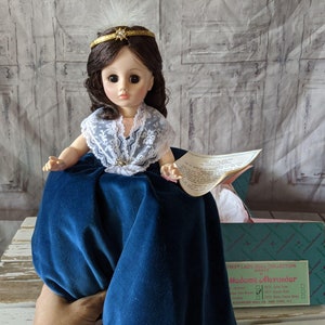 Madame Alexander Angelica Van Buren 1508 Muñeca Primera Dama