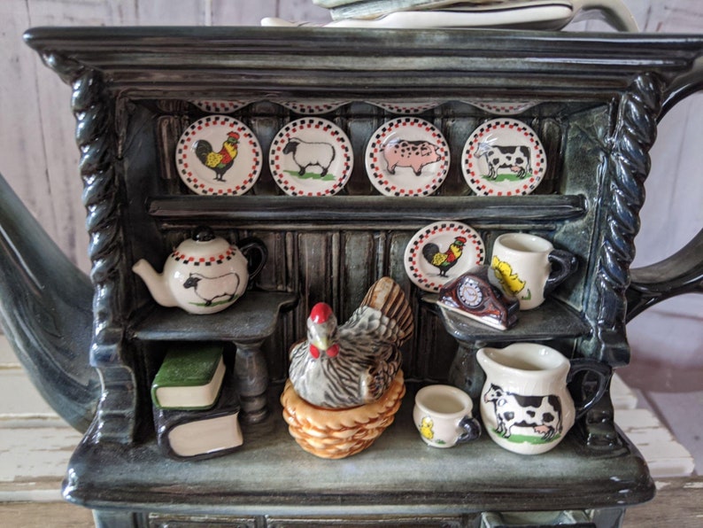 Cardew Farmhouse Dresser Limited Large Rare Teapot Blue 1826 Etsy