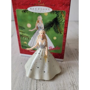Hallmark celebration Barbie special edition 2001 ornament Xmas decor