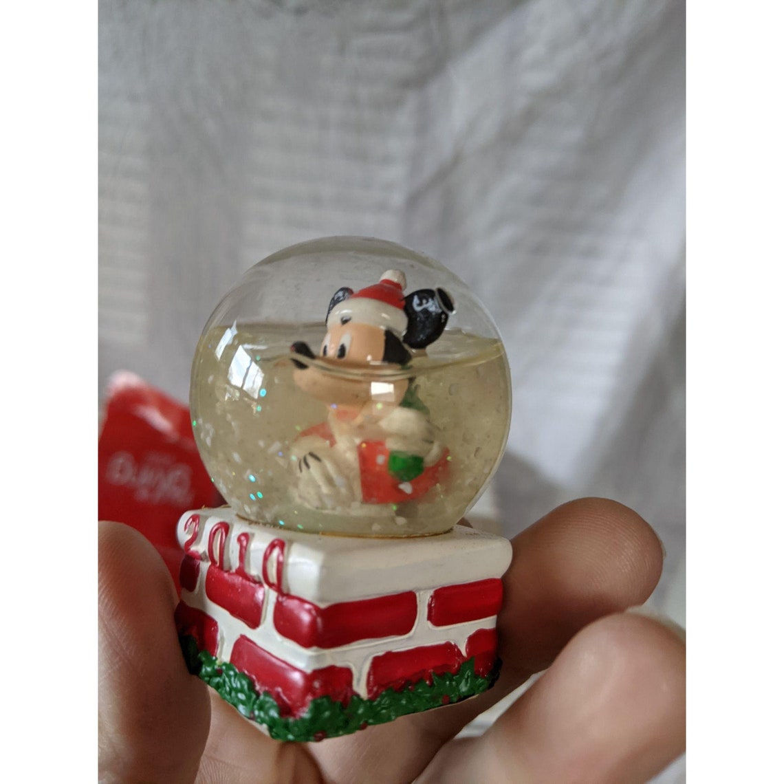 JCPenney Disney's Mickey Mouse snow globe AS IS 2010 Etsy
