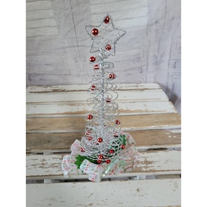 Metal tree Xmas very decor home village