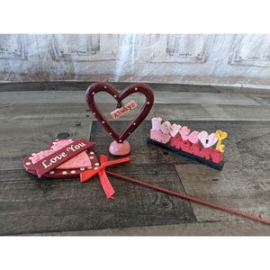 Valentine&#39;s day mini decor heart love you key to my heart