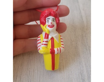 McDonald's 1980 Ronald toy keychain clown accessory