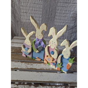 Easter bunny spring chicken hinge decor home