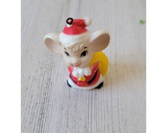 Mini Santa Claus Mouse mice ornament Xmas decor