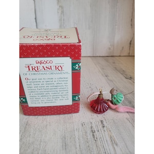 Enesco a holiday scent sation 1990 ornament Xmas Mouse